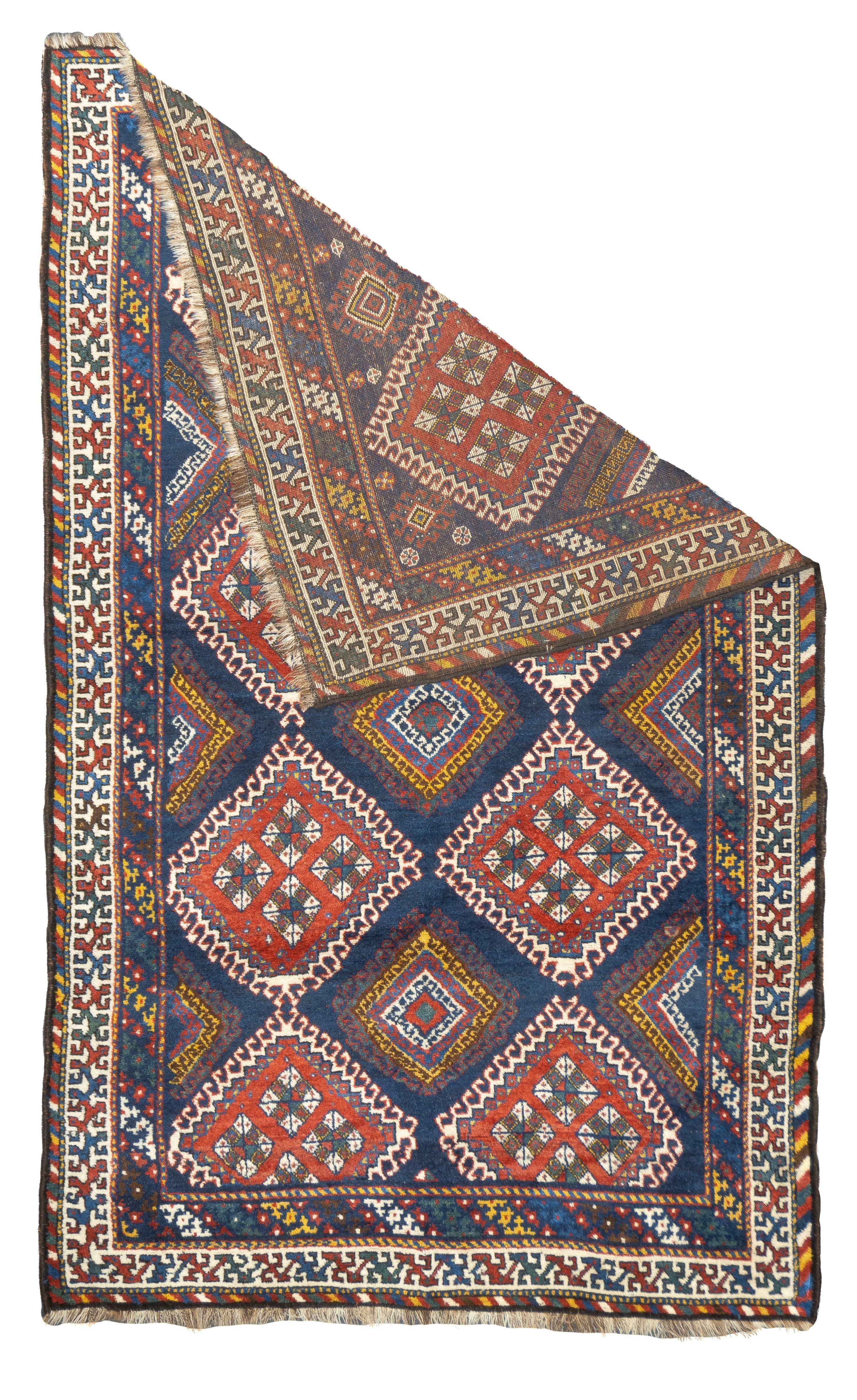 Antique  Khamseh Rug 5'0" x 8'2''