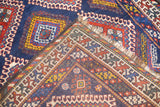 Antique  Khamseh Rug 5'0" x 8'2''