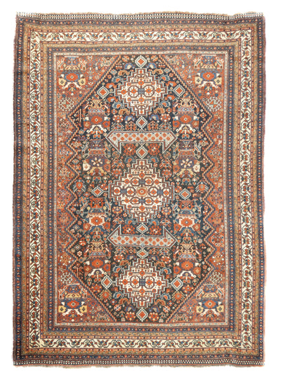 Antique Qashqai Rug 5'10'' x 8'2''