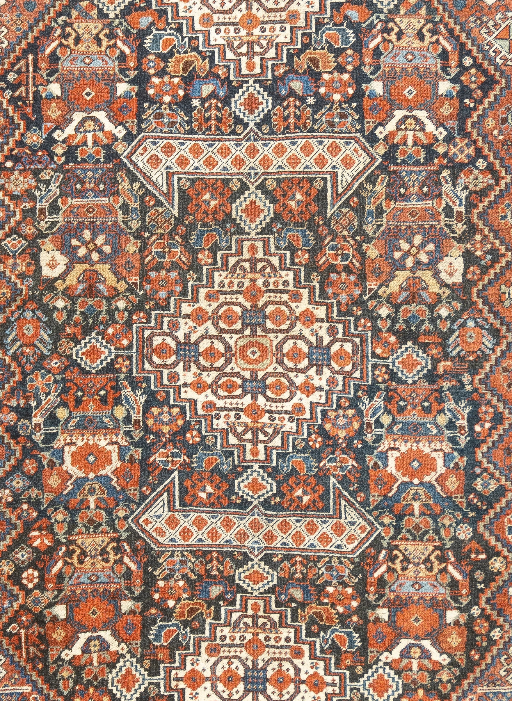 Antique Qashqai Rug 5'10'' x 8'2''
