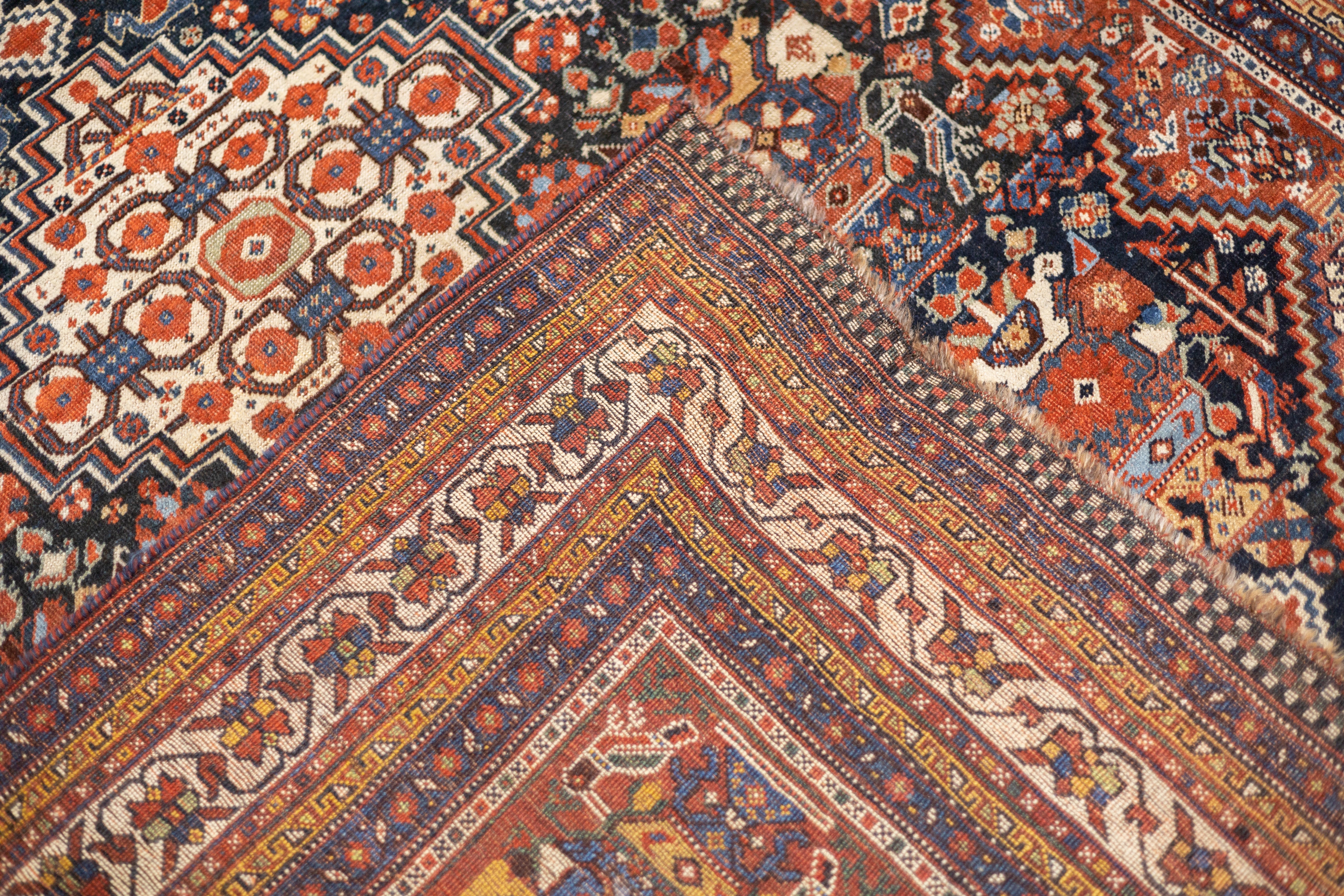 Antique Qashqai Rug 5'10'' x 8'2''