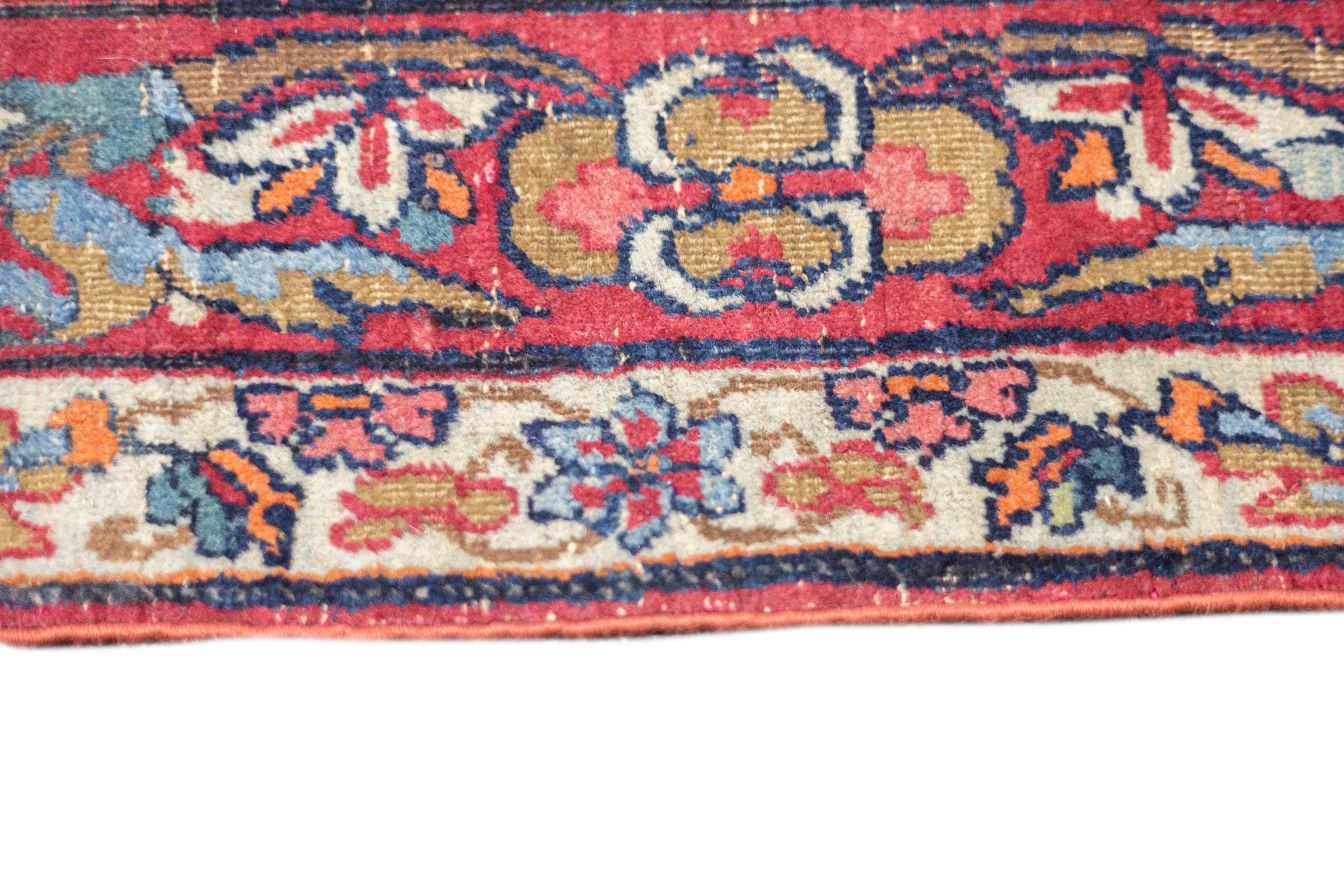 Antique Lavar Kerman Rug 4'6'' x 7'7''