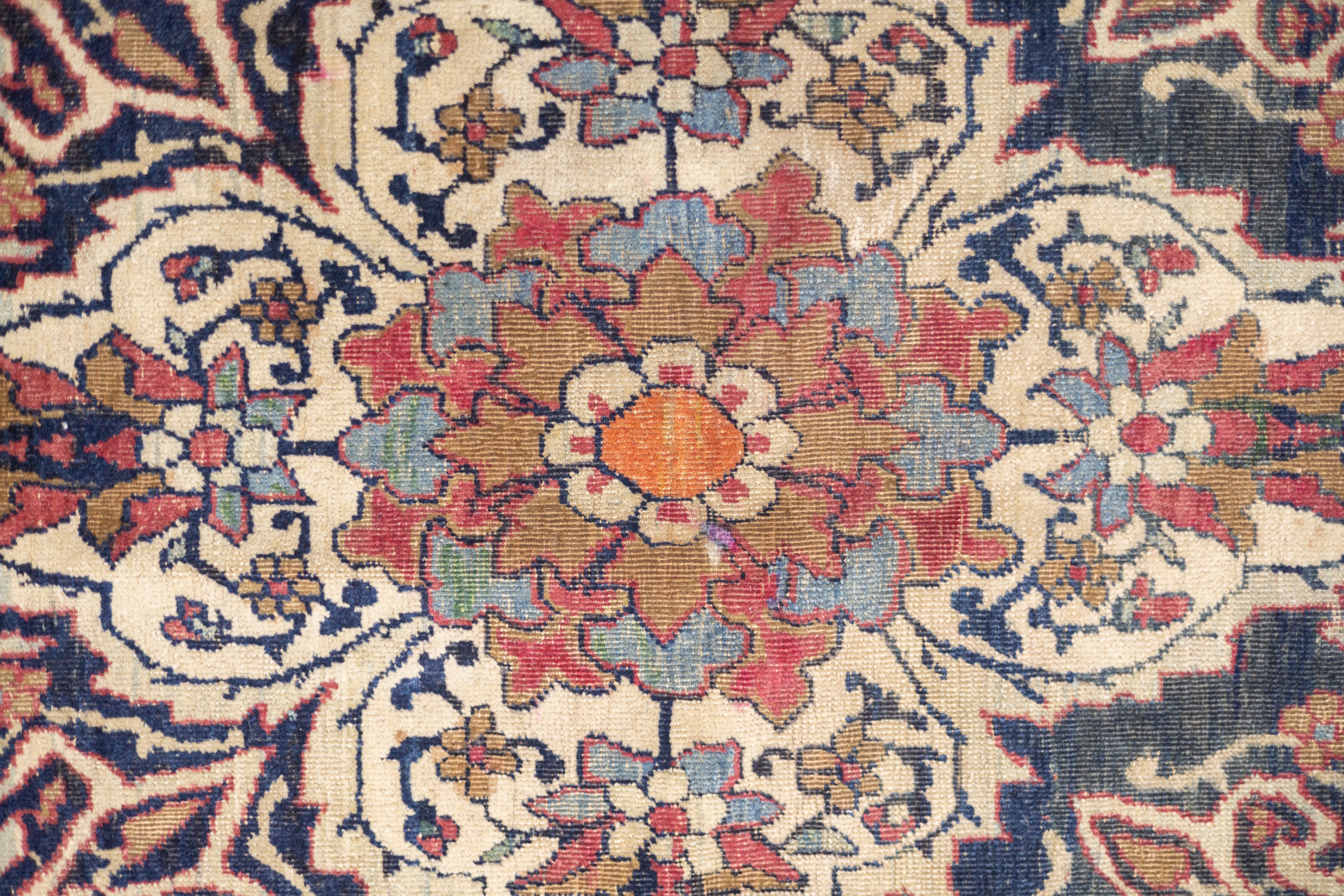 Antique Lavar Kerman Rug 4'6'' x 7'7''