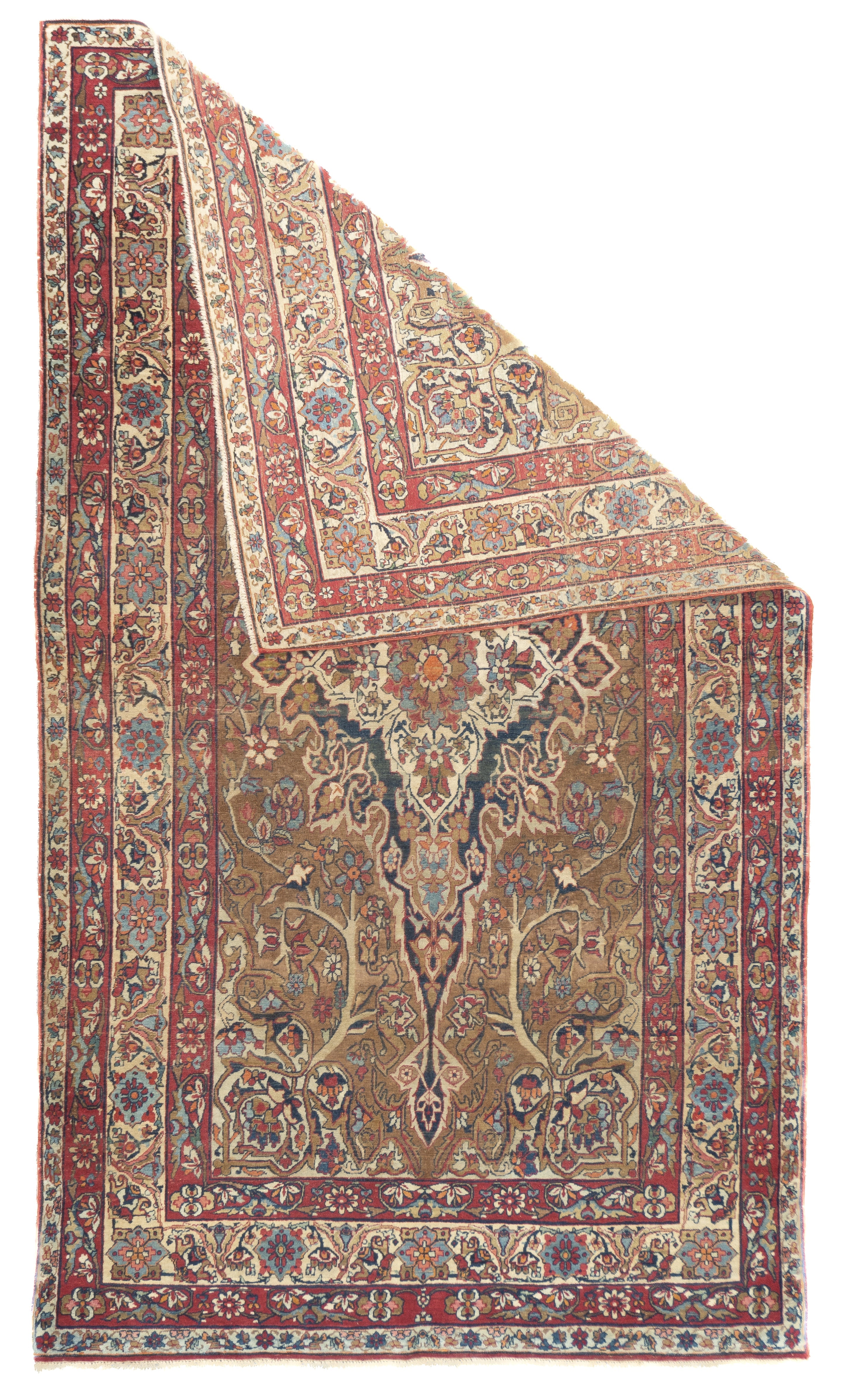 Antique Lavar Kerman Rug 4'6'' x 7'7''