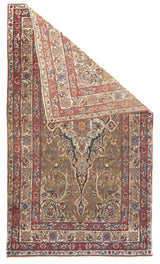 Antique Lavar Kerman Rug 4'6'' x 7'7''
