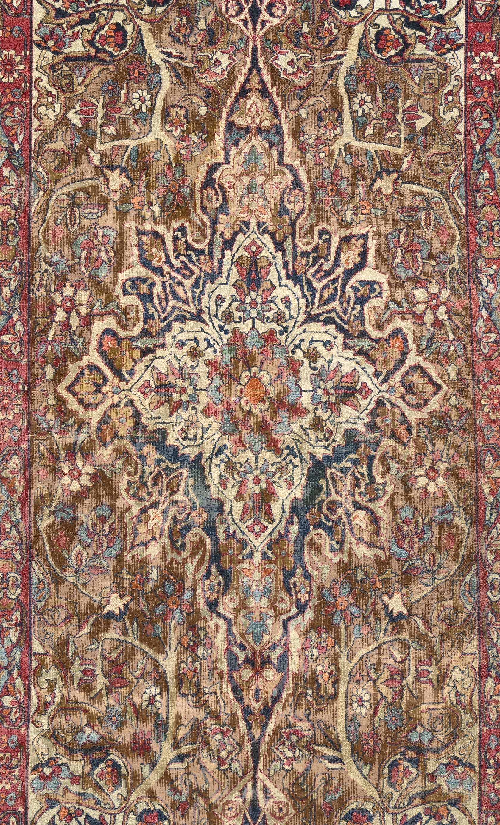 Antique Lavar Kerman Rug 4'6'' x 7'7''