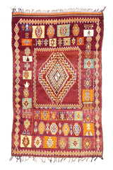 Vintage Moroccan Rug 5' 8" x 9' 9"