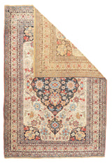 Antique Lavar Kerman Rug 4'2'' x 6'2''