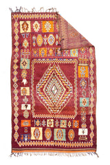 Vintage Moroccan Rug 5' 8" x 9' 9"