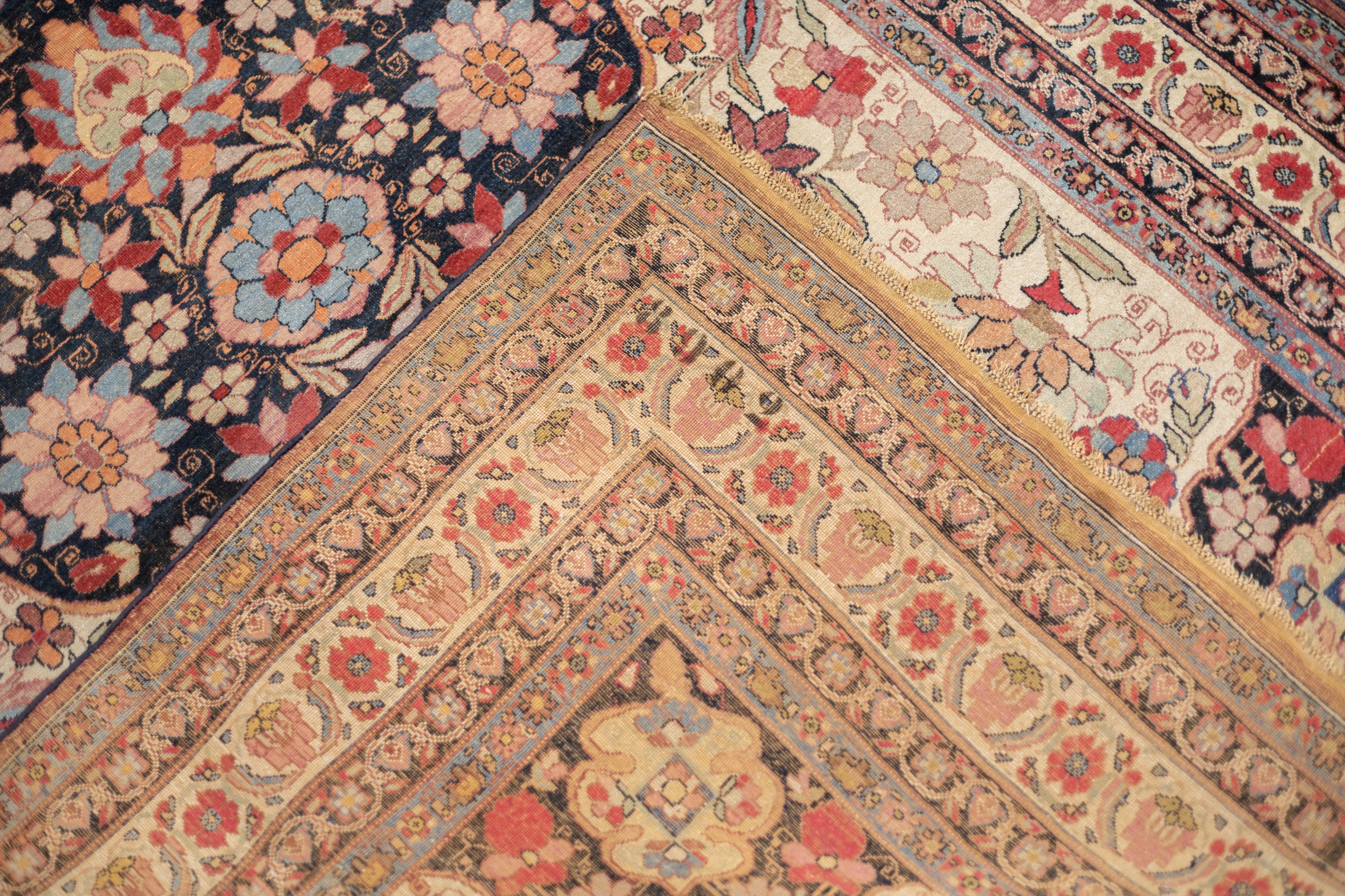 Antique Lavar Kerman Rug 4'2'' x 6'2''