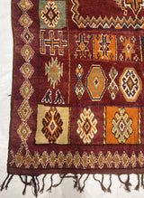 Vintage Moroccan Rug 5' 8" x 9' 9"