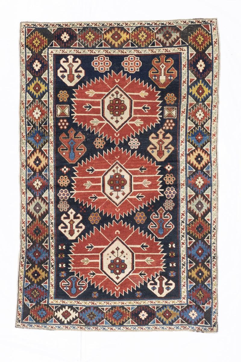 Antique Akstafa Rug 3' 7