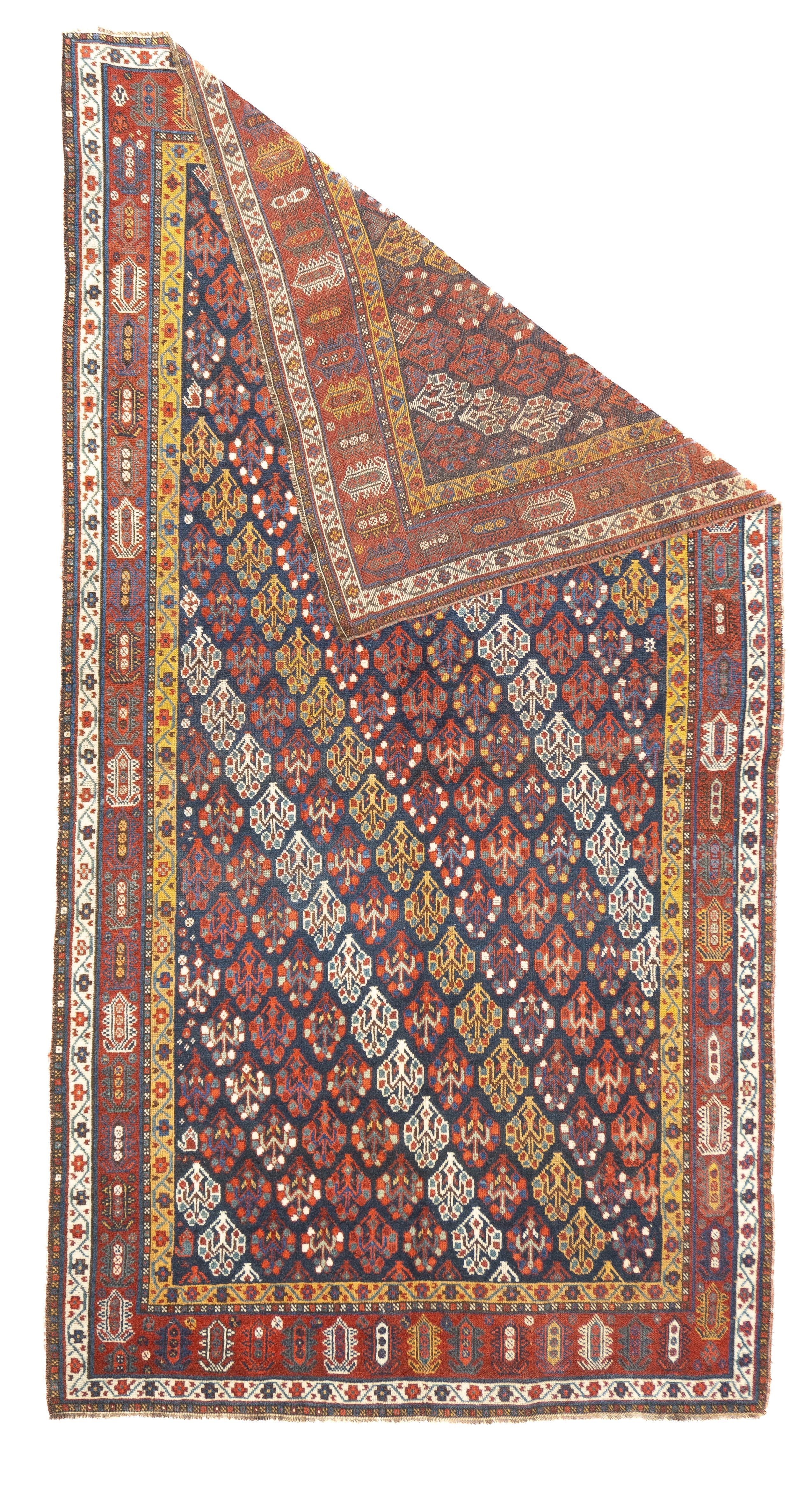 Antique Persian Khamseh Rug 5'3'' x 9'6''