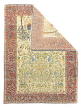 Antique  Kashan Rug 4'6'' x 6'0"