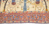 Antique  Kashan Rug 4'6'' x 6'0"