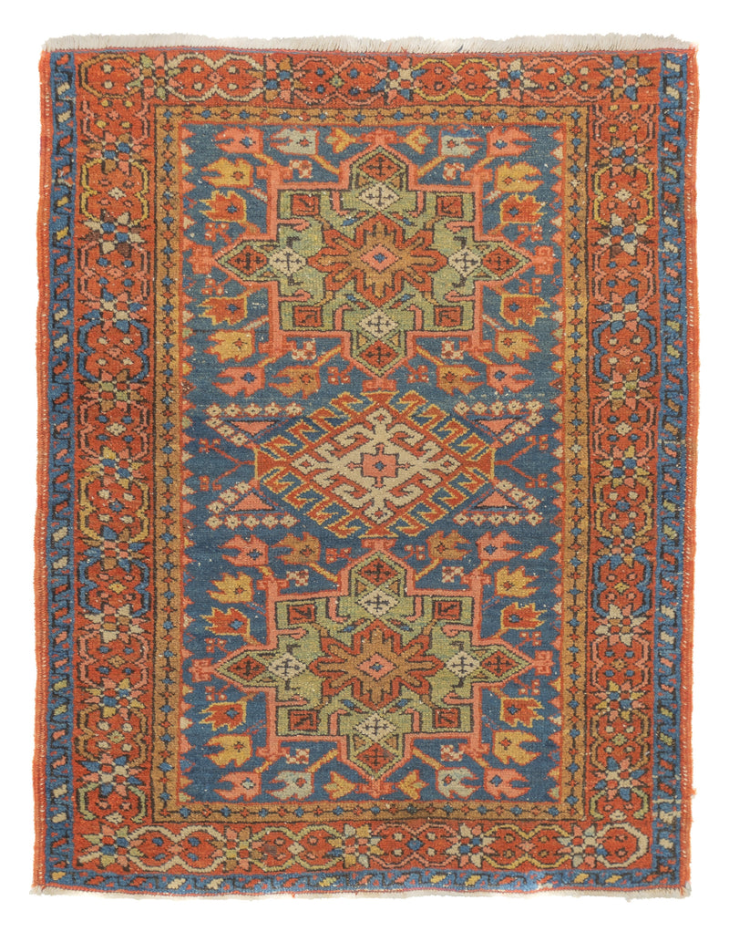 Antique Heriz Rug 3'1'' x 3'11''