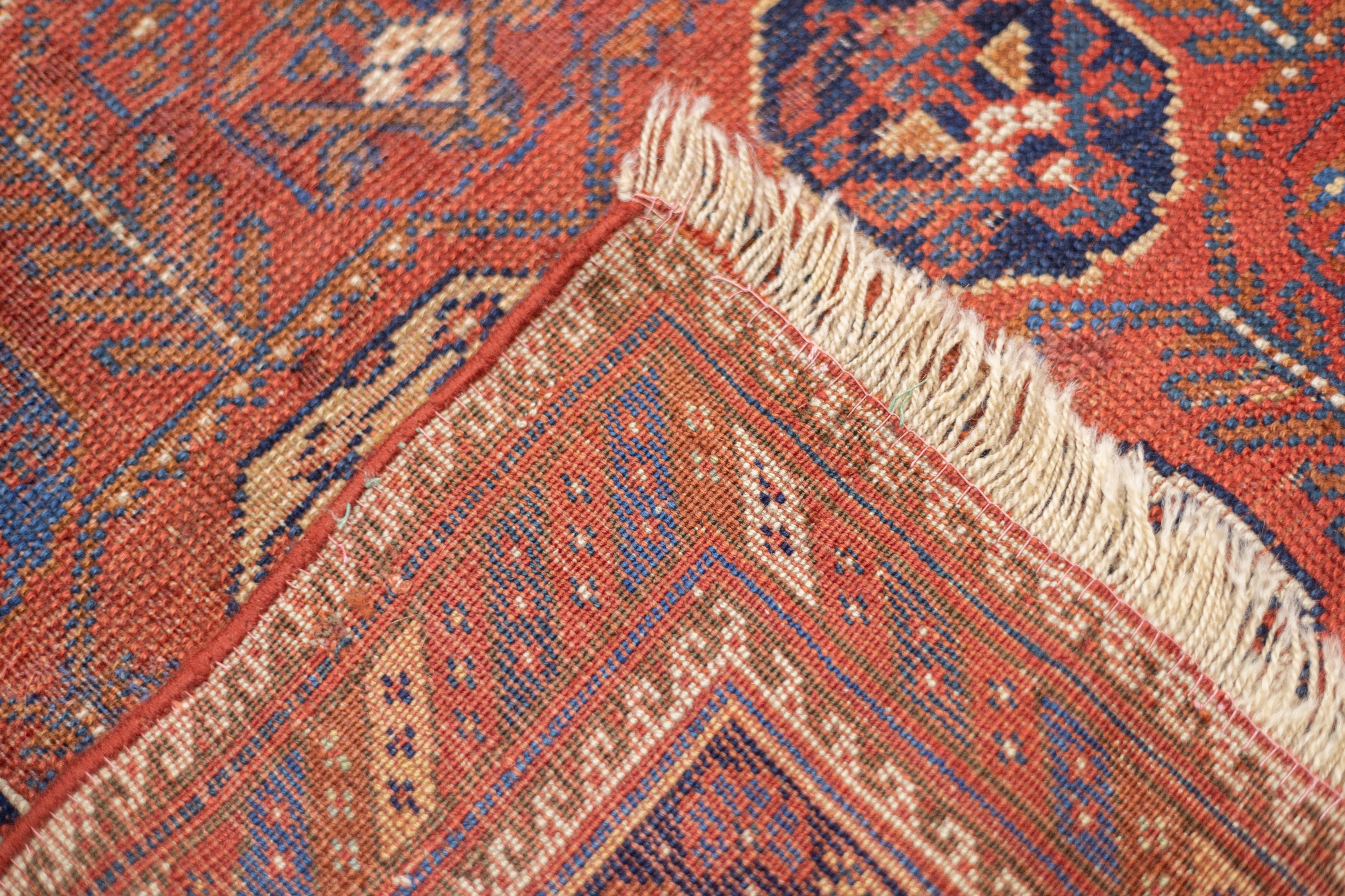 Antique Afshar Rug 4'2'' x 5'1''