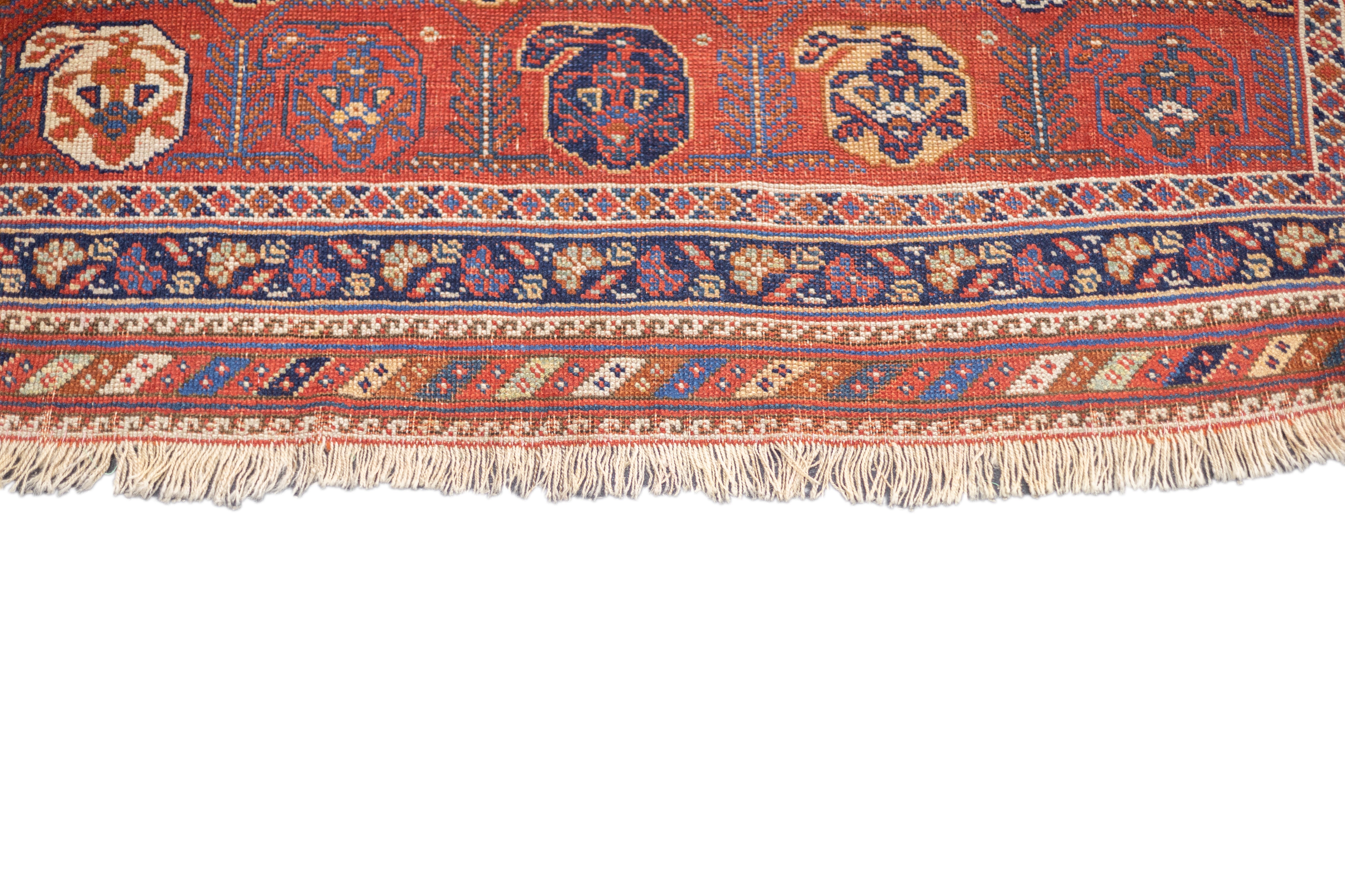 Antique Afshar Rug 4'2'' x 5'1''