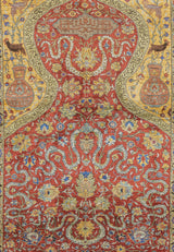 Antique Silk Hereke Rug 4' 4'' x 6' 3"