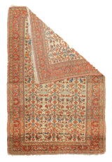 Antique  Malayer Rug 4'4'' x 6'8''