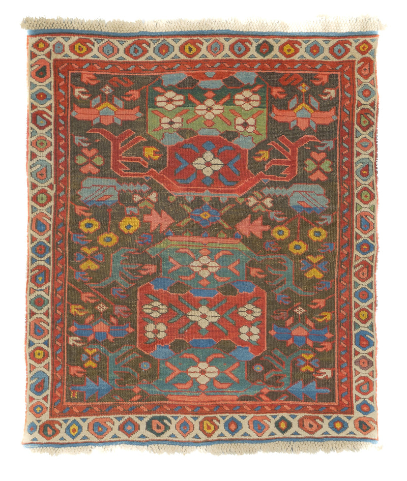 Antique Caucasian Kuba Rug 2'8'' x 3'0''