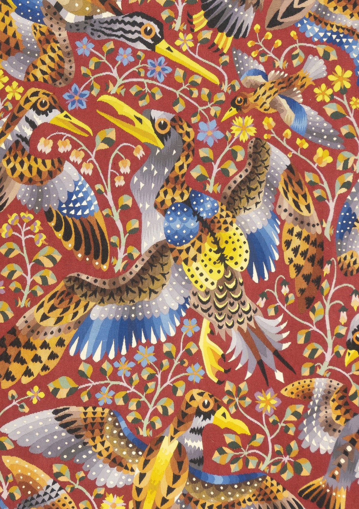 Fine Mid Century French Tapestry Signed Perrot 4' 10'' x 6' 10"