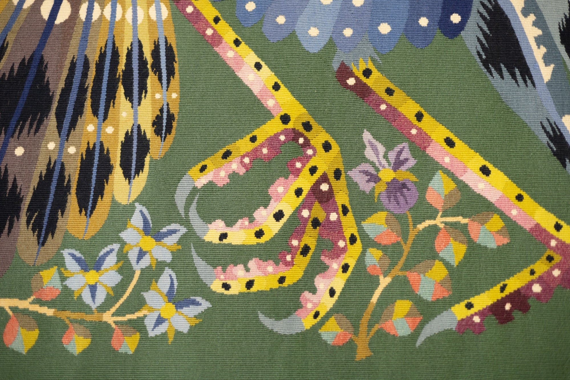 Fine Mid Century French Tapestry Signed Perrot 5'3" x 7' 5"