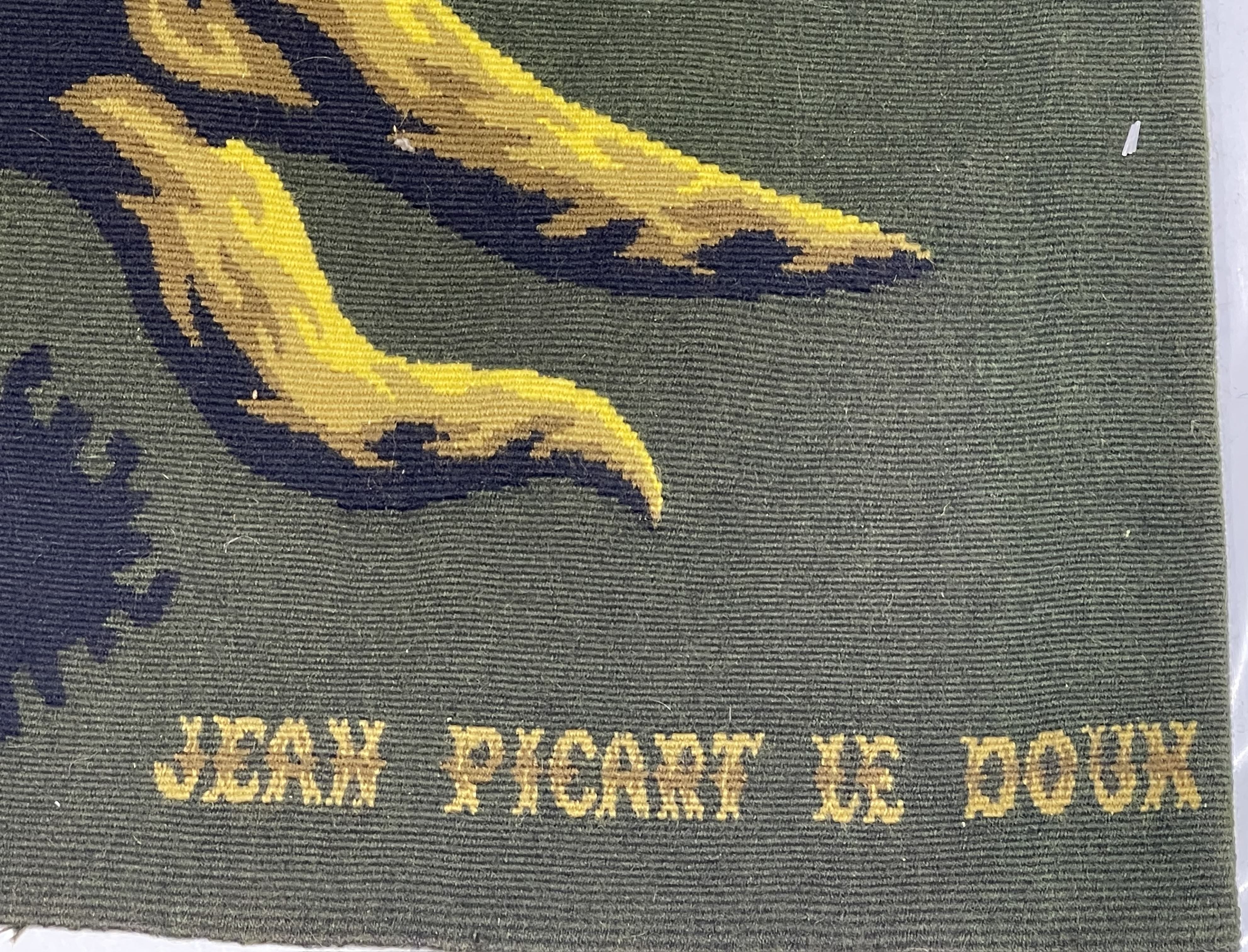 Fine Mid Century Tapestry Signed by Jean Picart Le Doux 3' 10" x 5' 2"