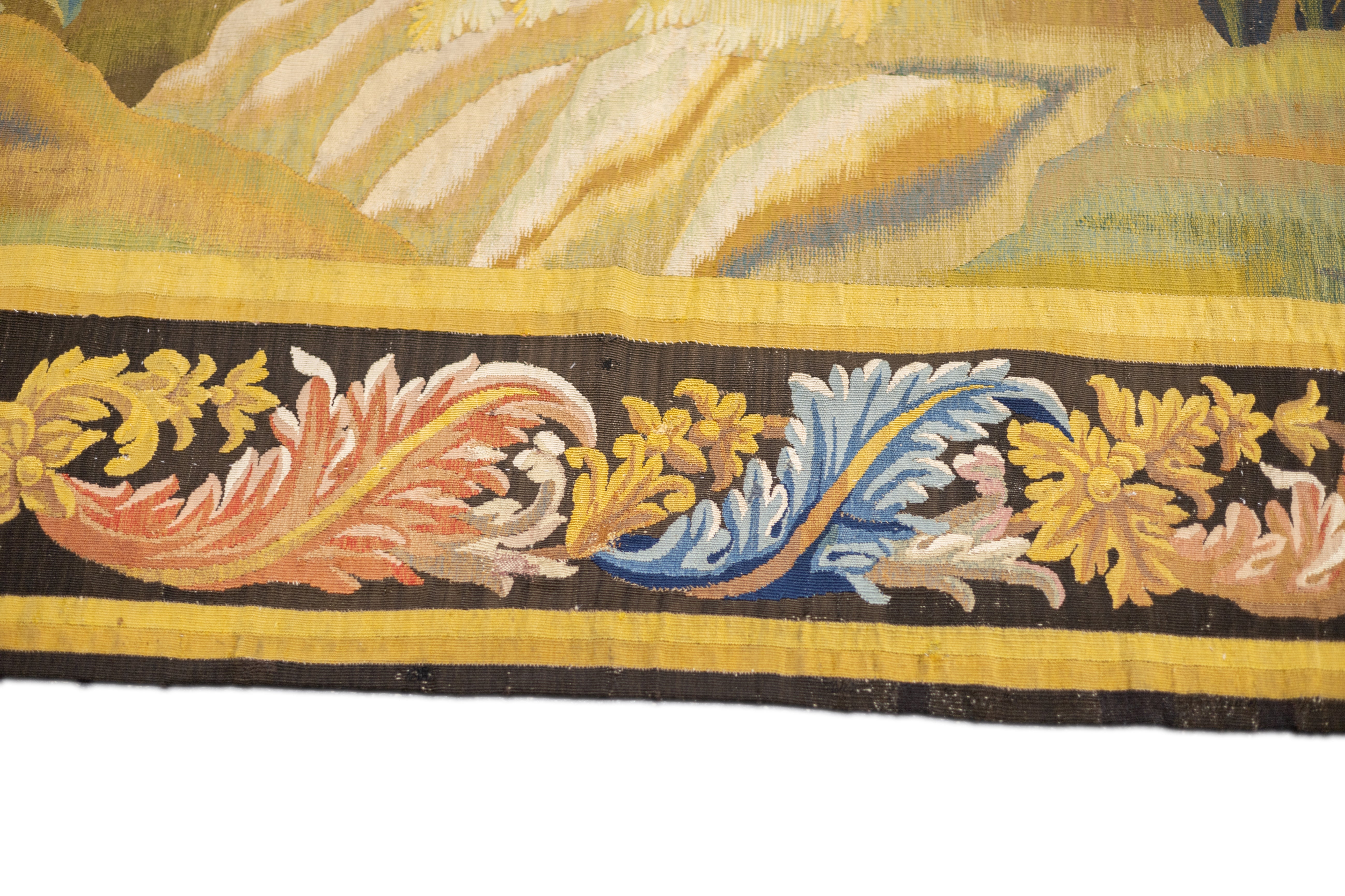 Antique Fine French Beauvais Tapestry 6' 3'' x 10' 6''