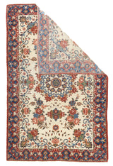 Antique Isfahan Rug 5'0" x 7'6''