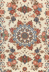 Antique Isfahan Rug 5'0" x 7'6''