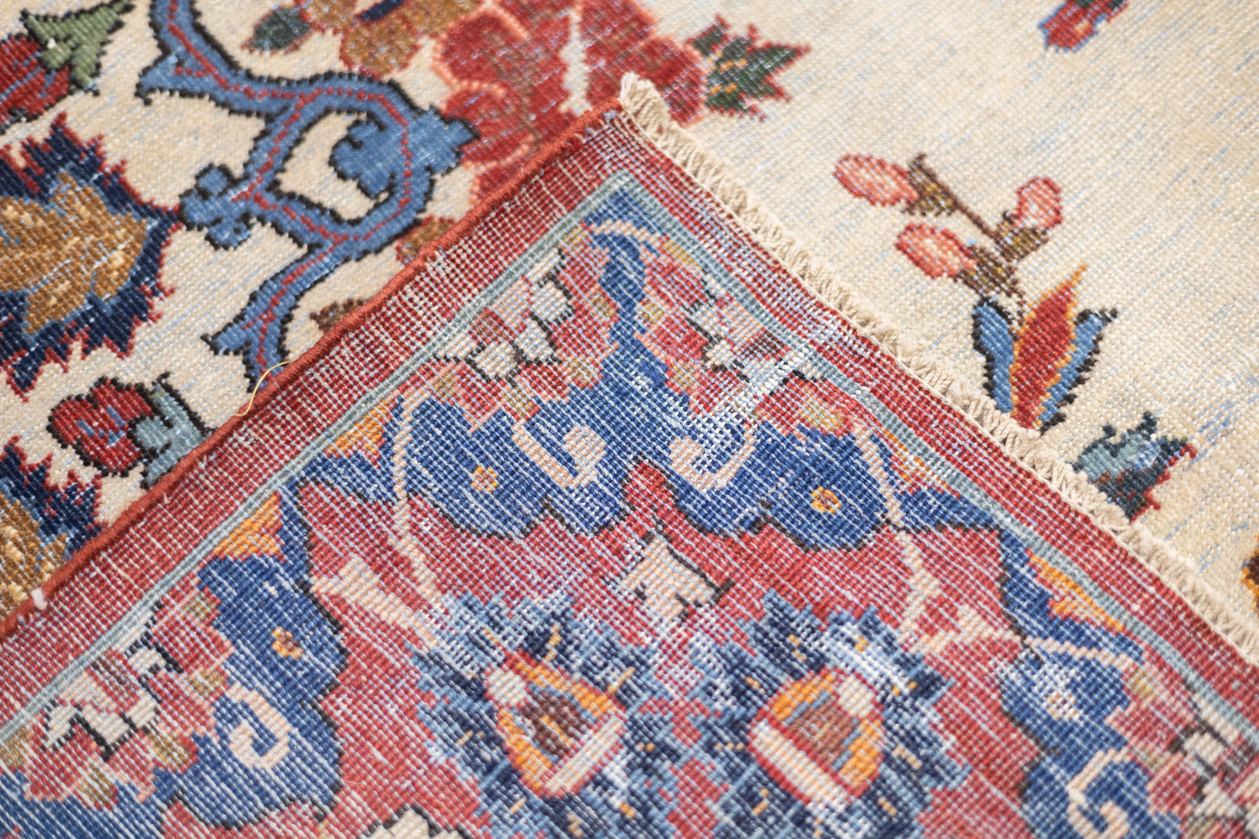 Antique Isfahan Rug 5'0" x 7'6''