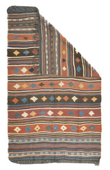 Fine Antique Qashqai Kilim Rug 5'5'' x 8'2''