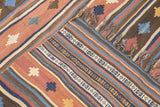 Fine Antique Qashqai Kilim Rug 5'5'' x 8'2''