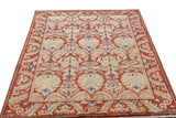 Fine Vintage Art & Craft Design Wool Rug 4'11'' x 6'6''