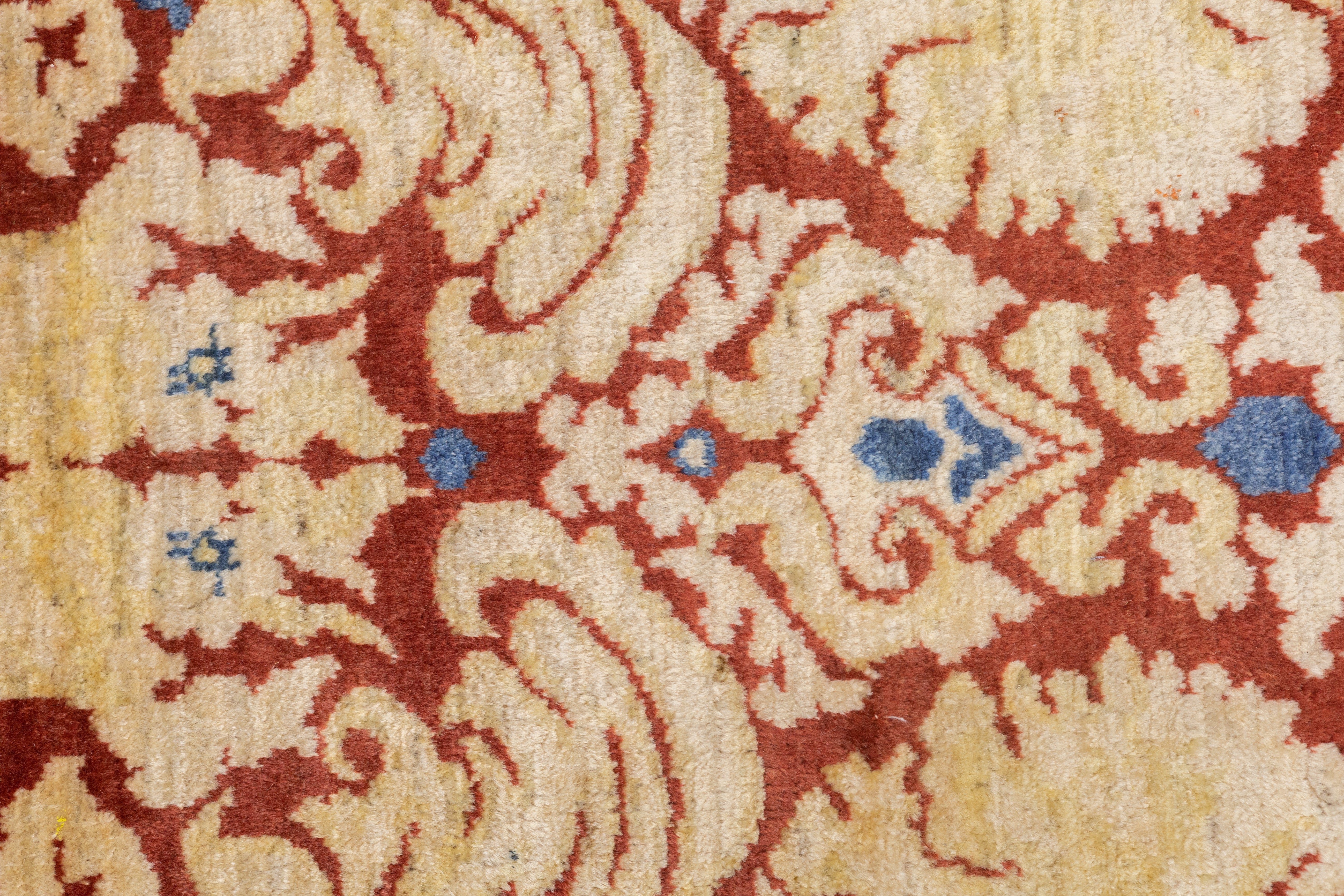 Fine Vintage Art & Craft Design Wool Rug 4'11'' x 6'6''