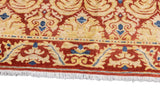 Fine Vintage Art & Craft Design Wool Rug 4'11'' x 6'6''