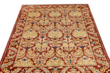 Fine Vintage Art & Craft Design Wool Rug 4'11'' x 6'6''
