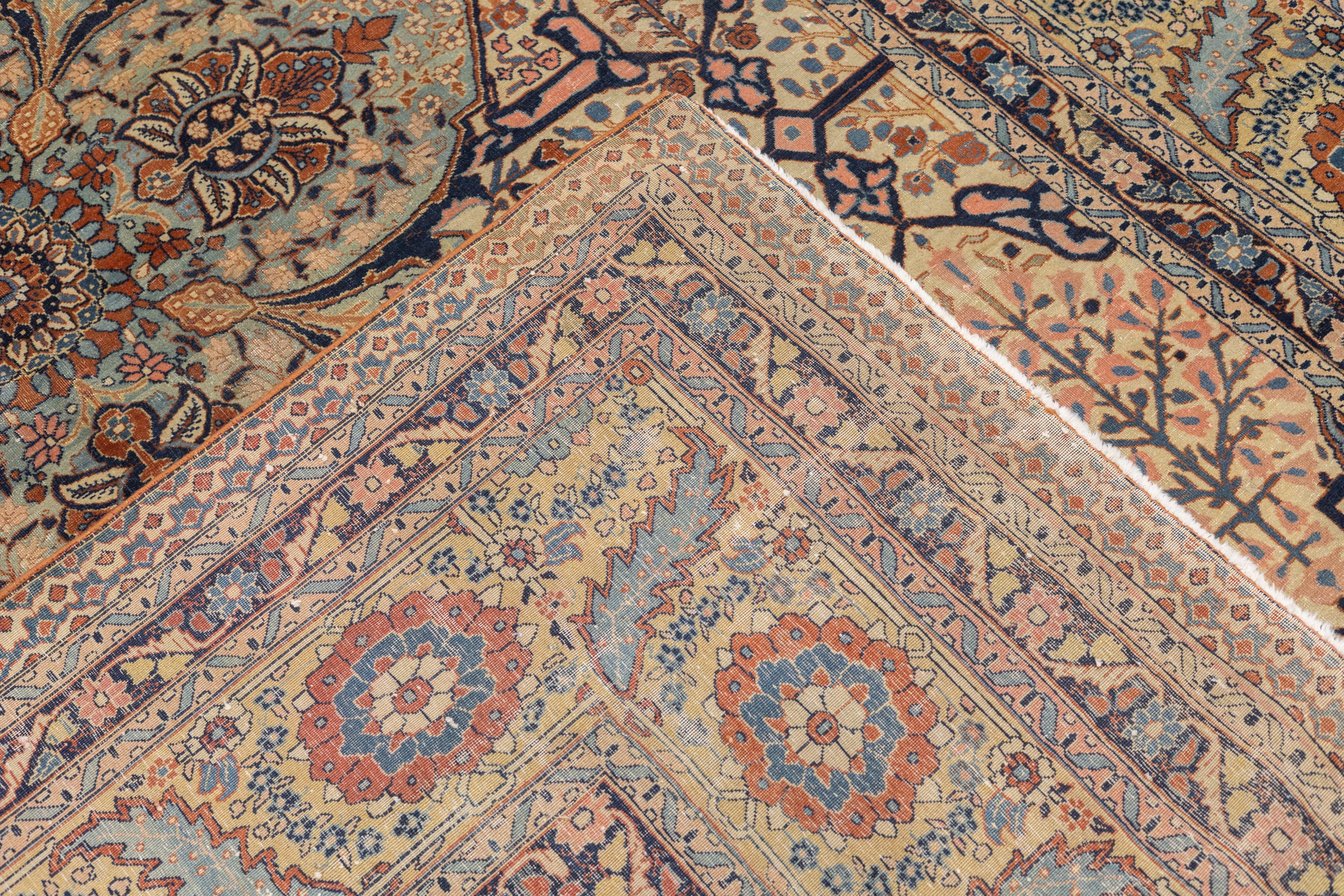 Antique Haji Jalili Tabriz Rug 7'10'' x 12'2''