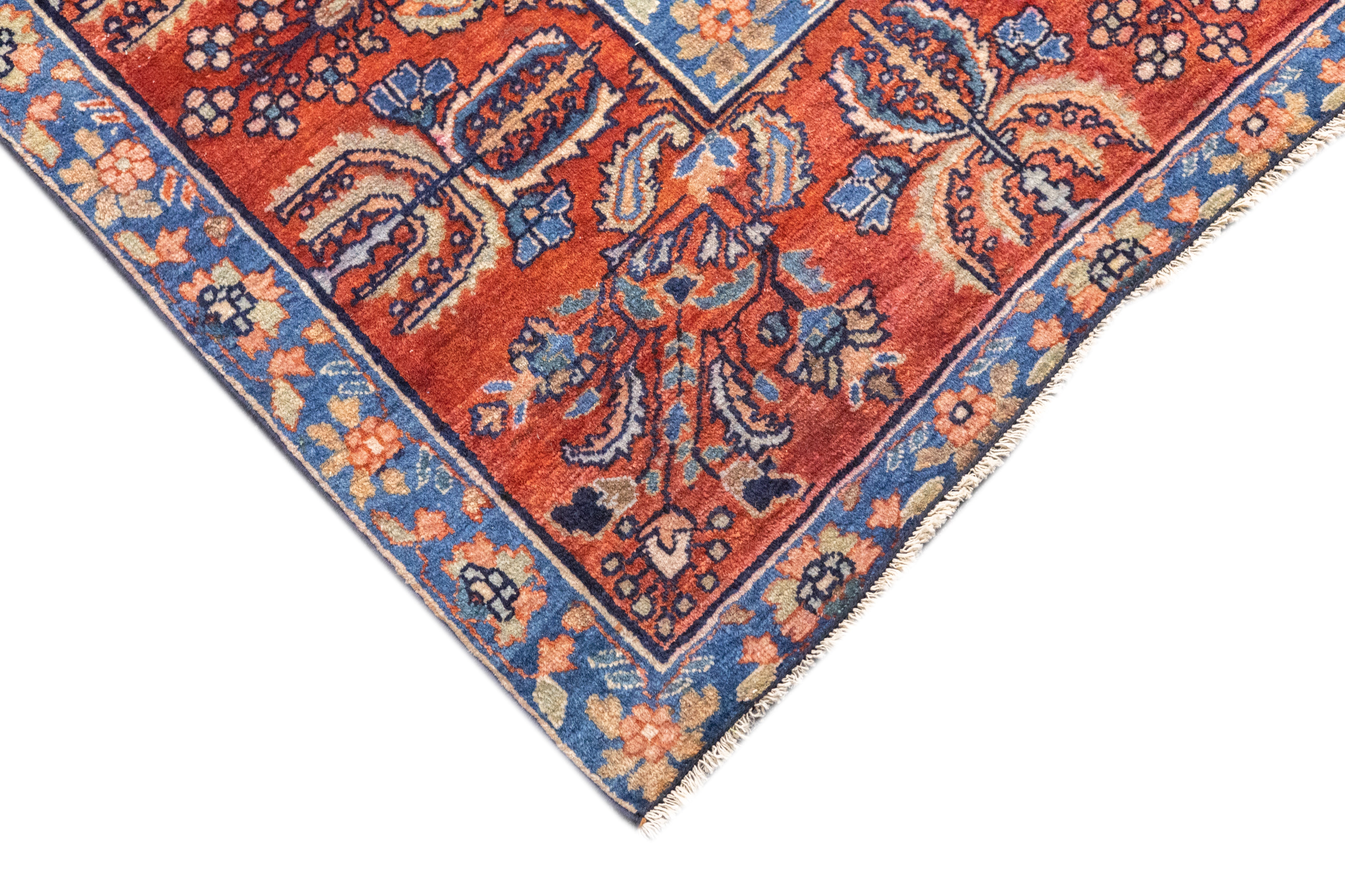 Antique Sarouk Rug 8'8'' x 11'8''