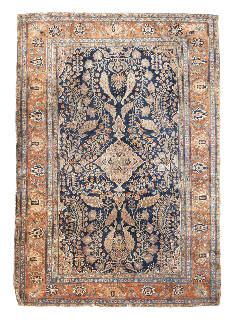 Antique Farahan Sarouk Rug 8'6'' x 11'2''