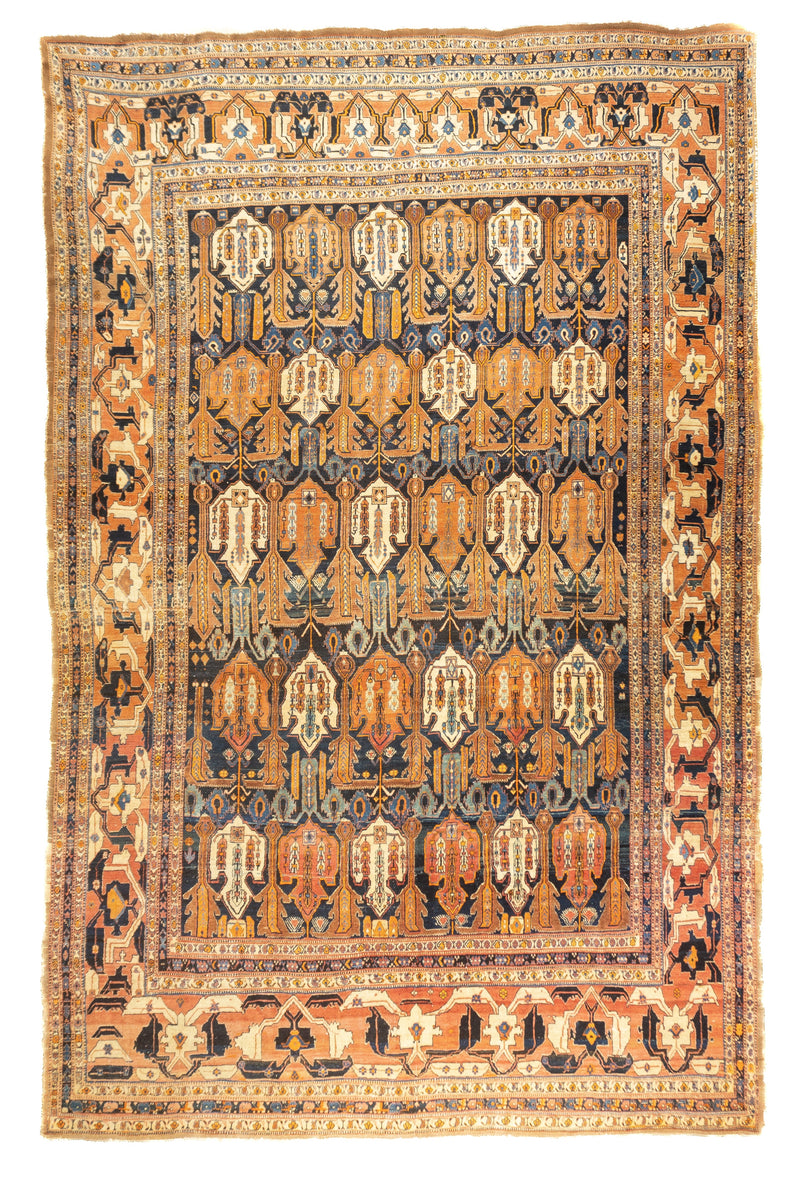 Antique  Haji Jalili Tabriz Rug 8' 10