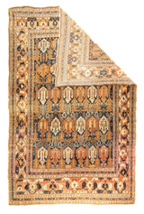 Antique  Haji Jalili Tabriz Rug 8' 10" x 13' 5''