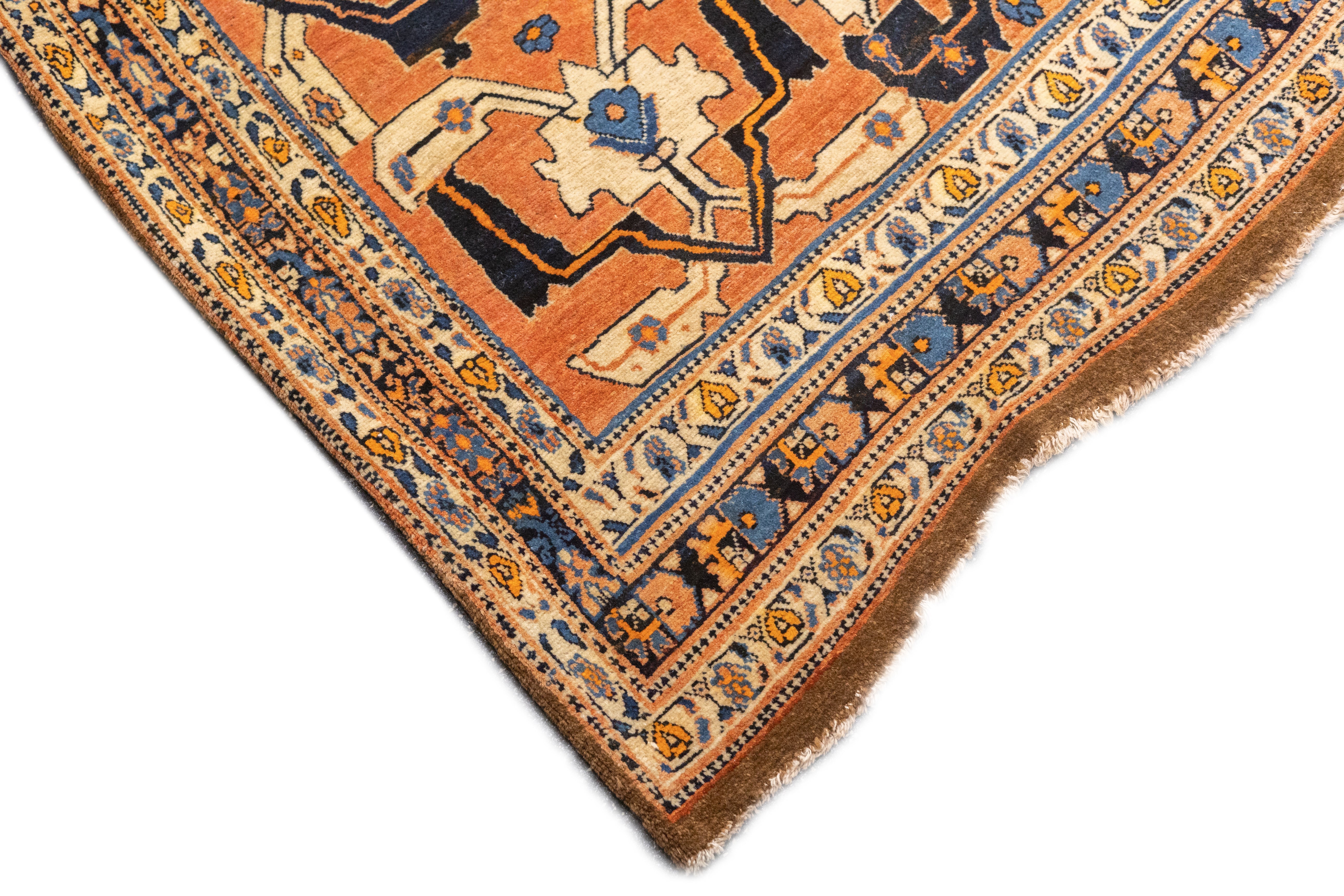 Antique  Haji Jalili Tabriz Rug 8' 10" x 13' 5''