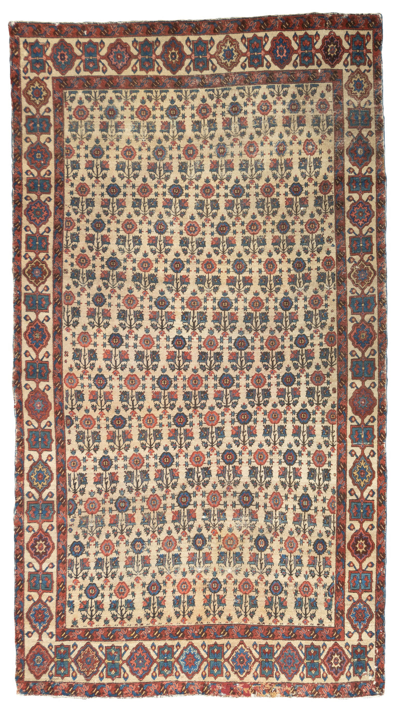 Antique  Bakhshayesh Rug 5'2