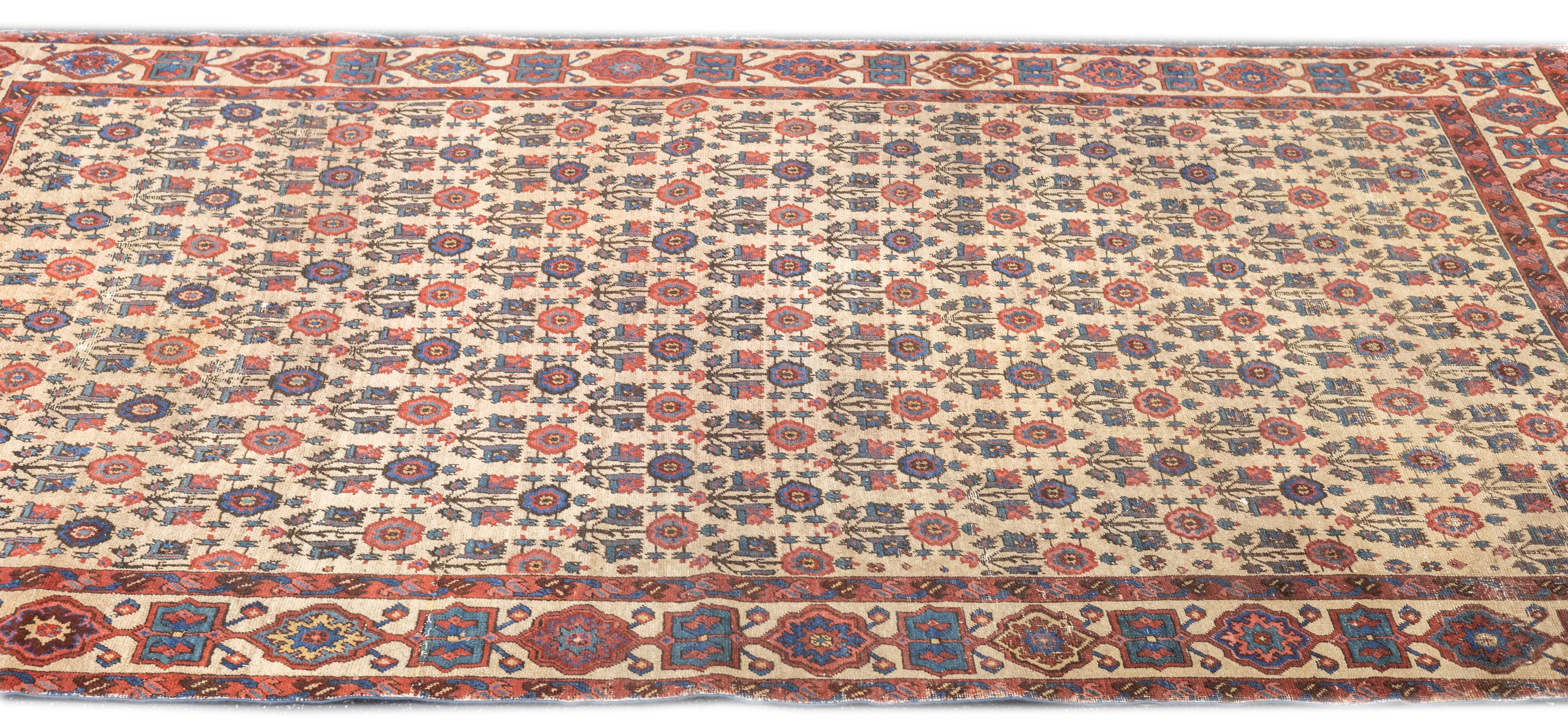 Antique  Bakhshayesh Rug 5'2" x 9' 4''