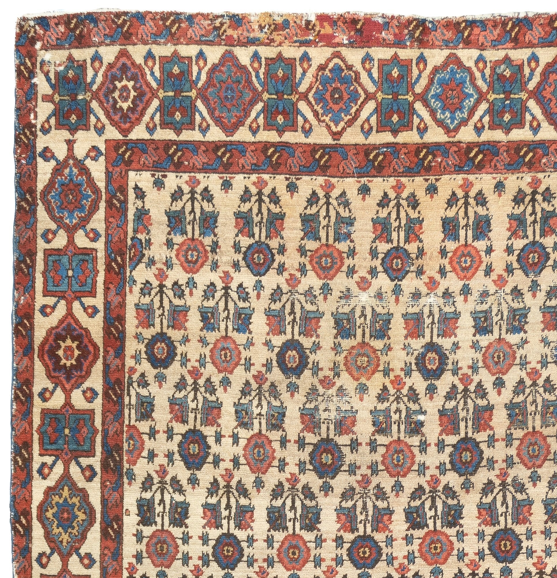 Antique  Bakhshayesh Rug 5'2" x 9' 4''
