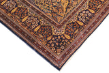 Antique Dabir Kashan Manchester Rug 5'0" x 6'11''