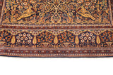 Antique Dabir Kashan Manchester Rug 5'0" x 6'11''