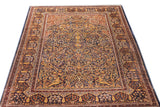 Antique Dabir Kashan Manchester Rug 5'0" x 6'11''